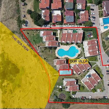 Stunning Sea View, Peaceful Family With Ac, Sauna, Gym & Shared Pool 别墅