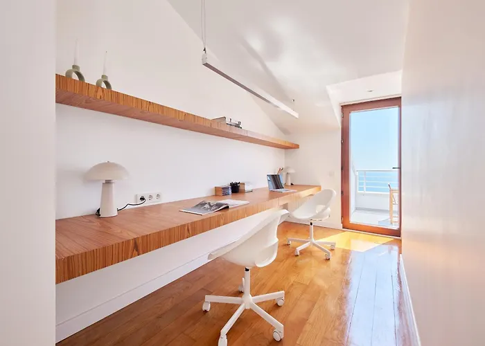 别墅 Stunning Sea View, Peaceful Family With Ac, Sauna, Gym & Shared Pool